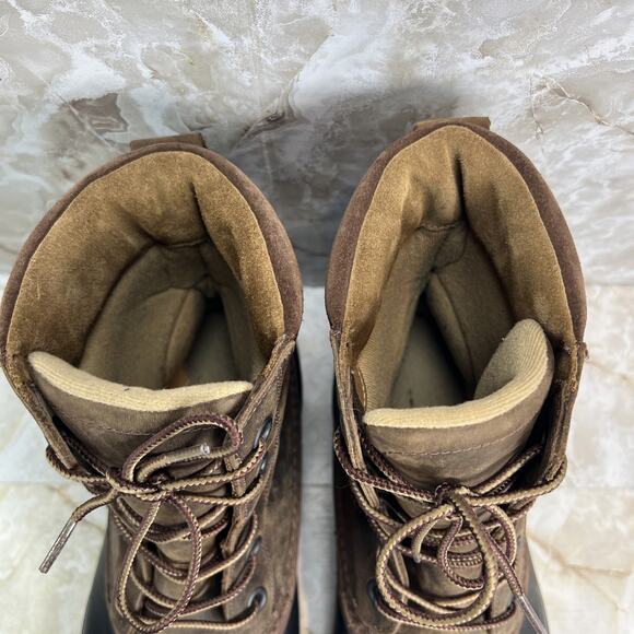 Sorel Cheyanne II Brown Leather Lace up Waterproof Duck Boot Mens Size 13 main image 12